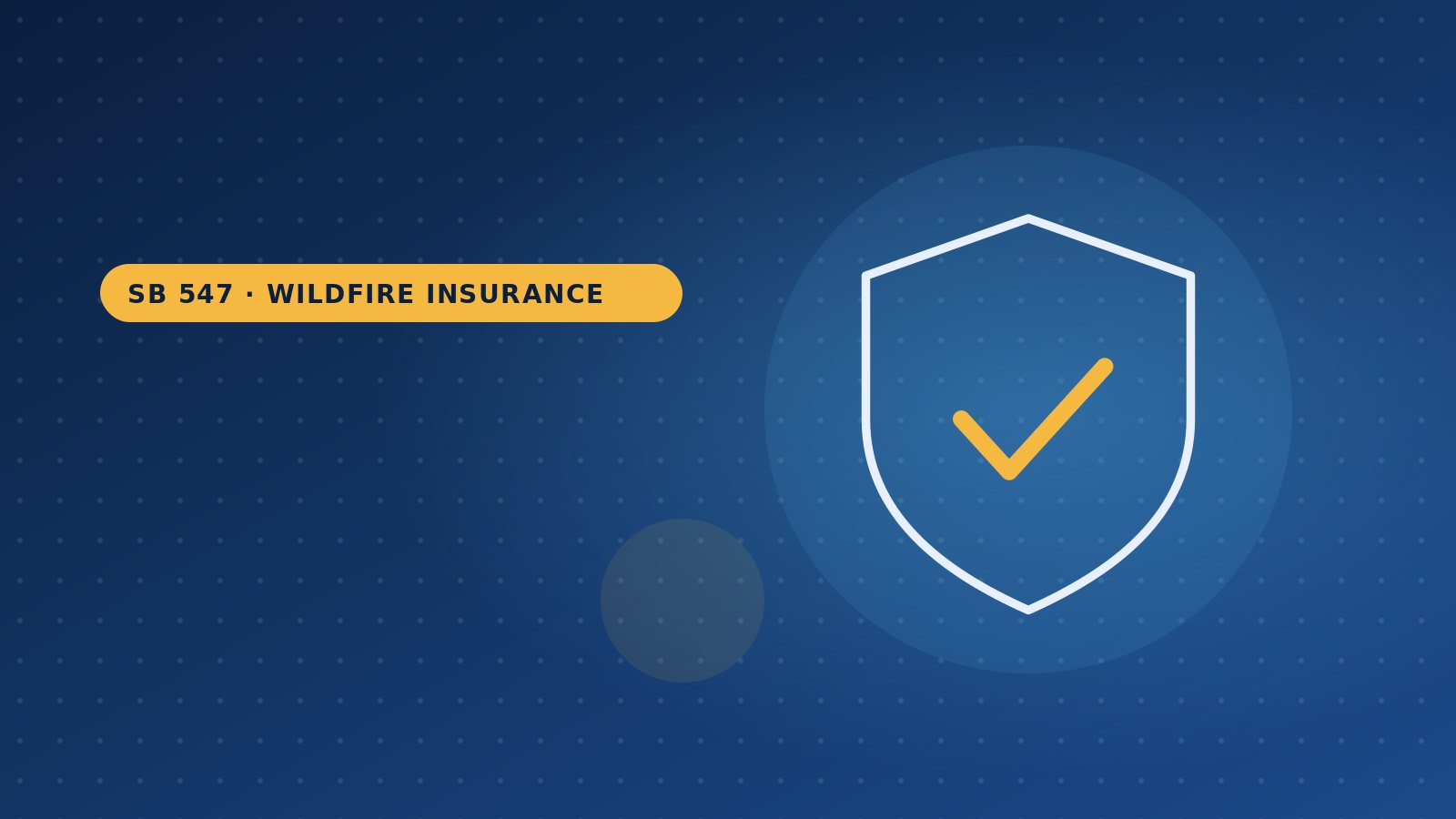 California SB 547: Wildfire Insurance Protection for HOAs