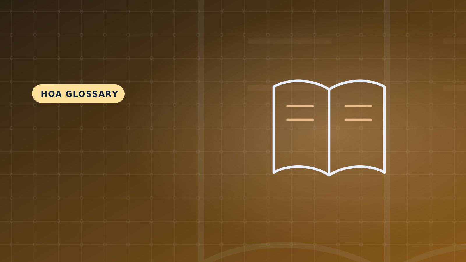 HOA Glossary: 30+ Terms Every Homeowner Should Know