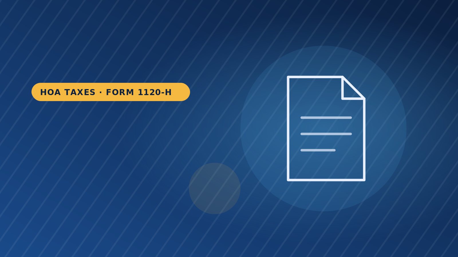 HOA Tax Exemption and Tax Returns: Form 1120-H Explained