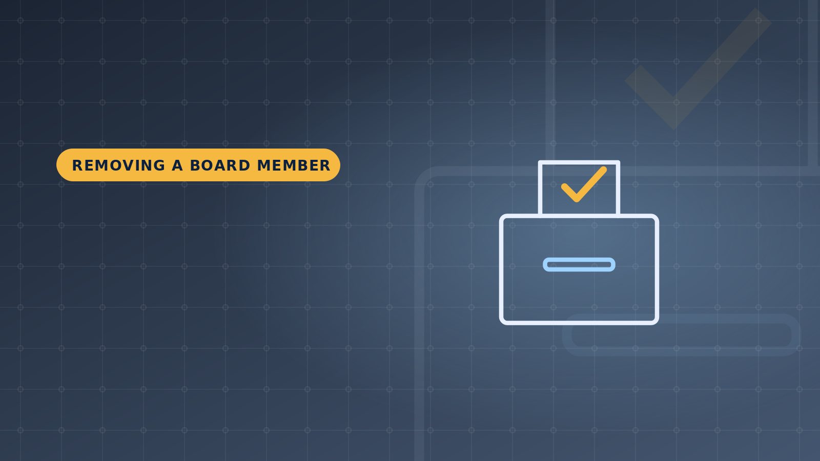 How to Remove an HOA Board Member: Recall Process