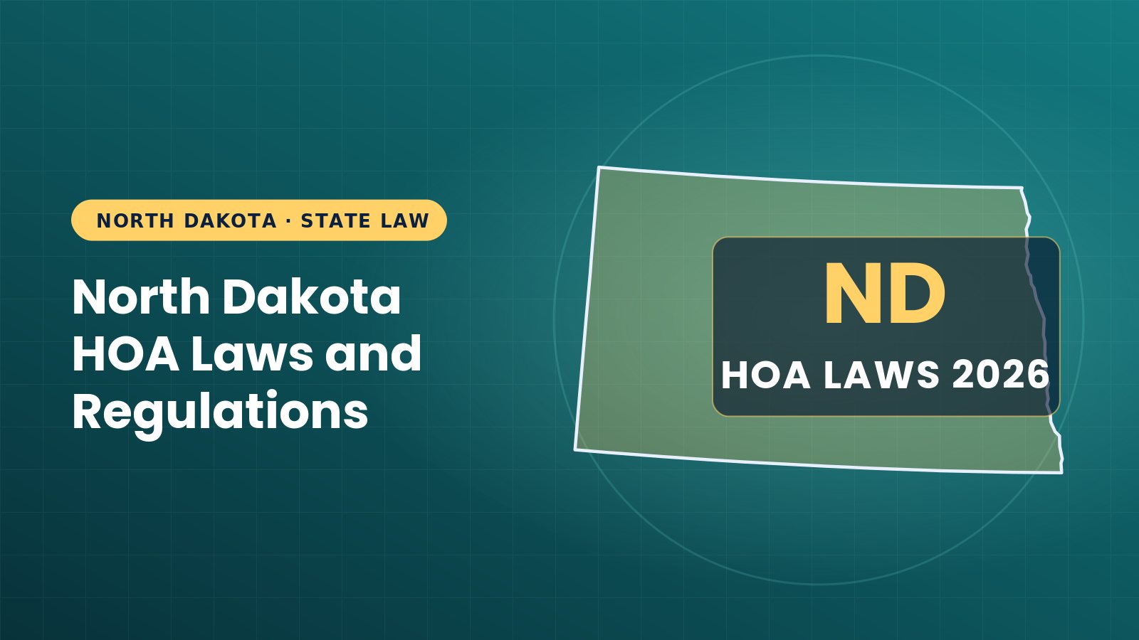 North Dakota HOA Laws and Regulations: Guide (2026)