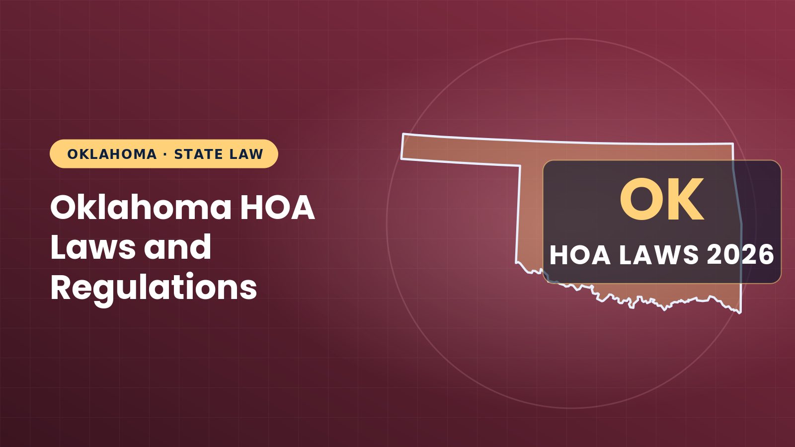 Oklahoma HOA Laws and Regulations: Guide (2026)